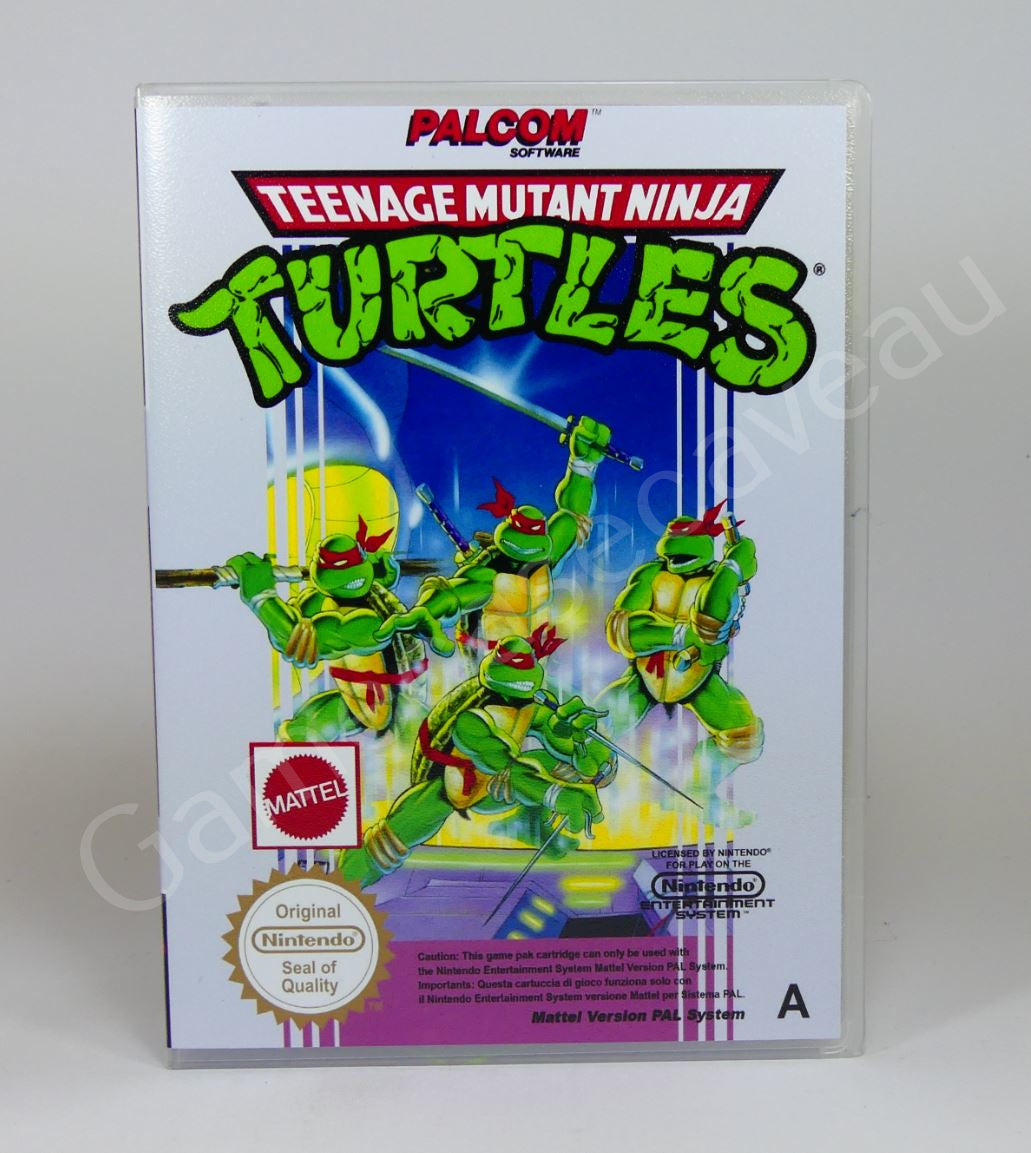 TMNT Teenage Mutant Ninja Turtles - NES Replacement Case