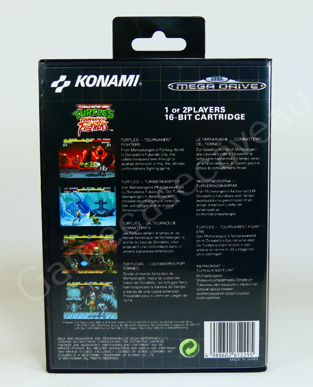 TMNT Tournament Fighters - SMD Replacement Case