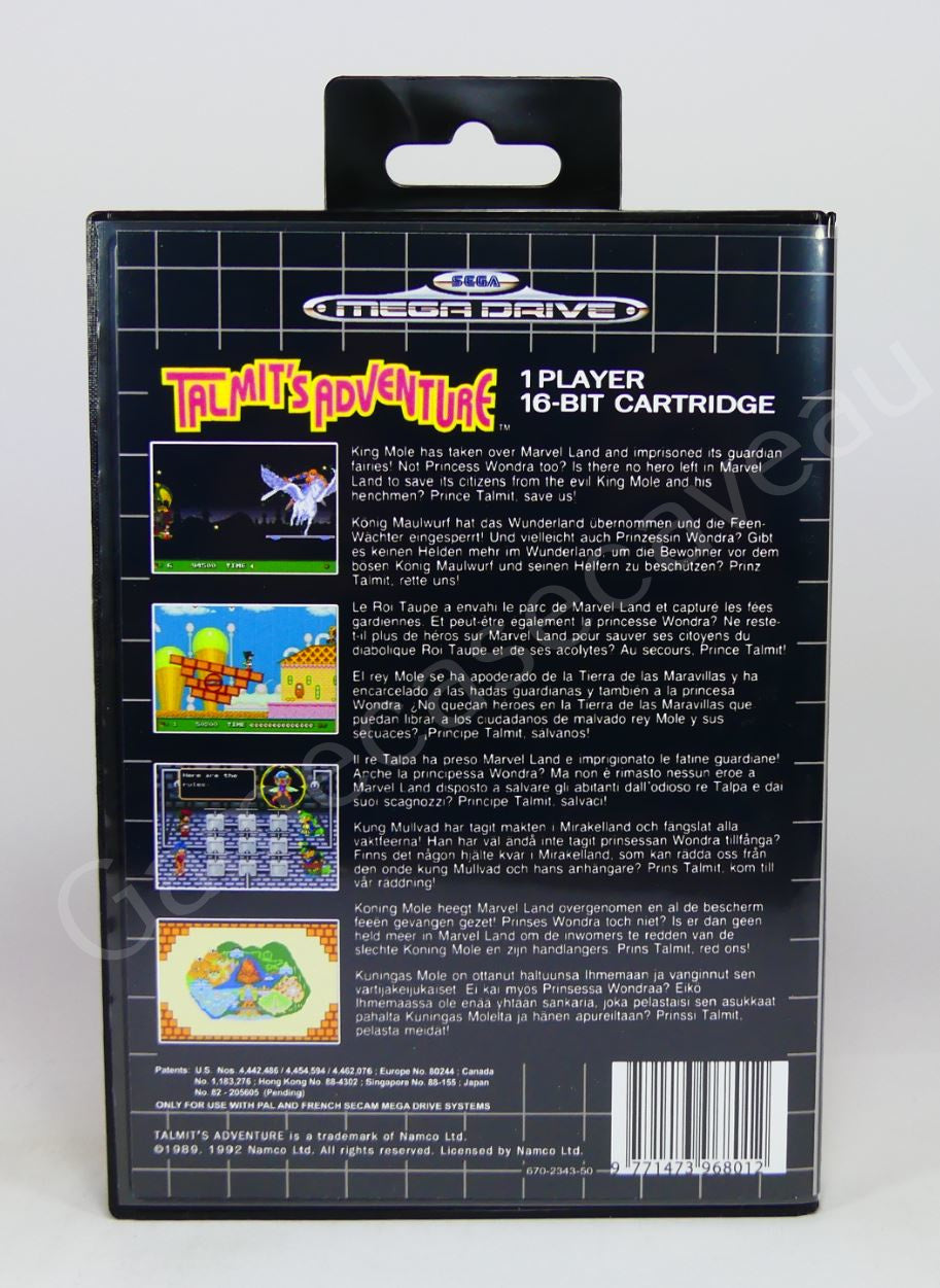 Talmits Adventure - SMD Replacement Case