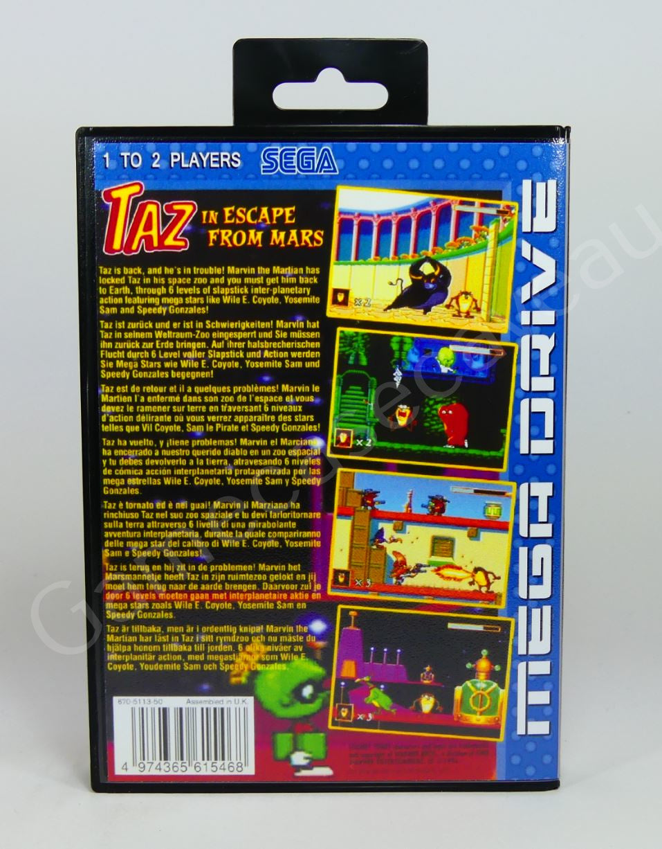Taz in Escape From Mars - SMD Replacement Case
