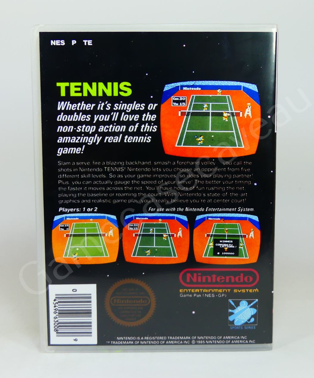 Tennis - NES Replacement Case