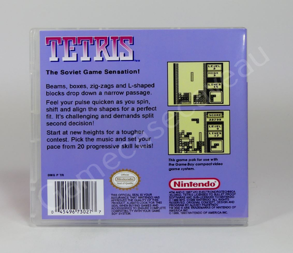 Tetris - GB Replacement Case