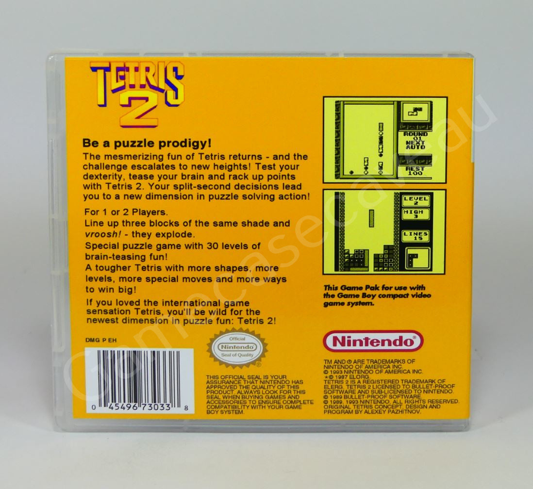 Tetris 2 - GB Replacement Case