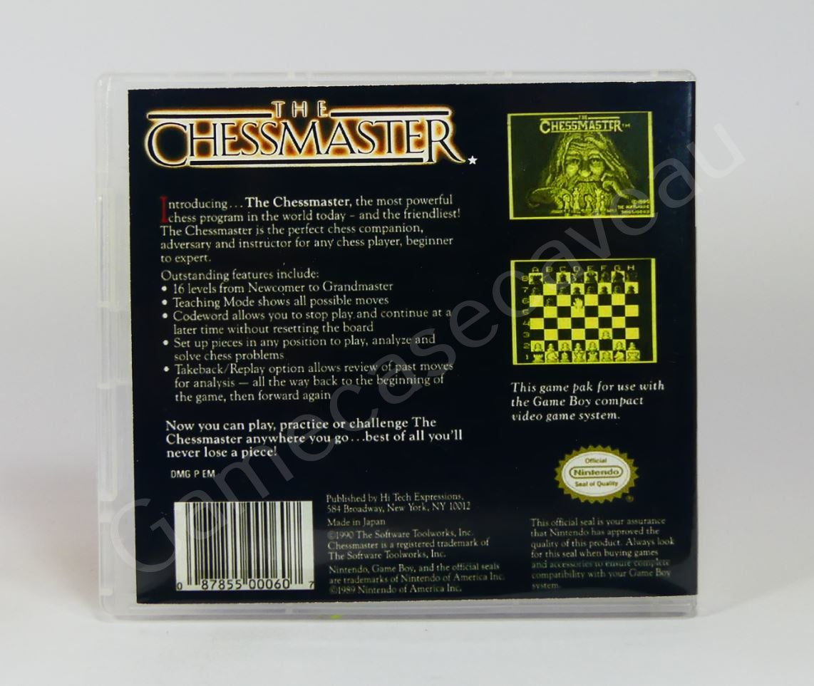The Chessmaster - GB Replacement Case