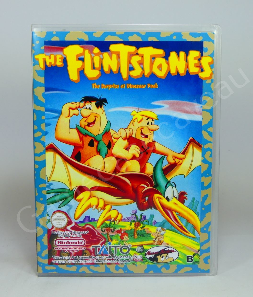 The Flintstone the Surprise at Dinosaur Peak - NES Replacement Case