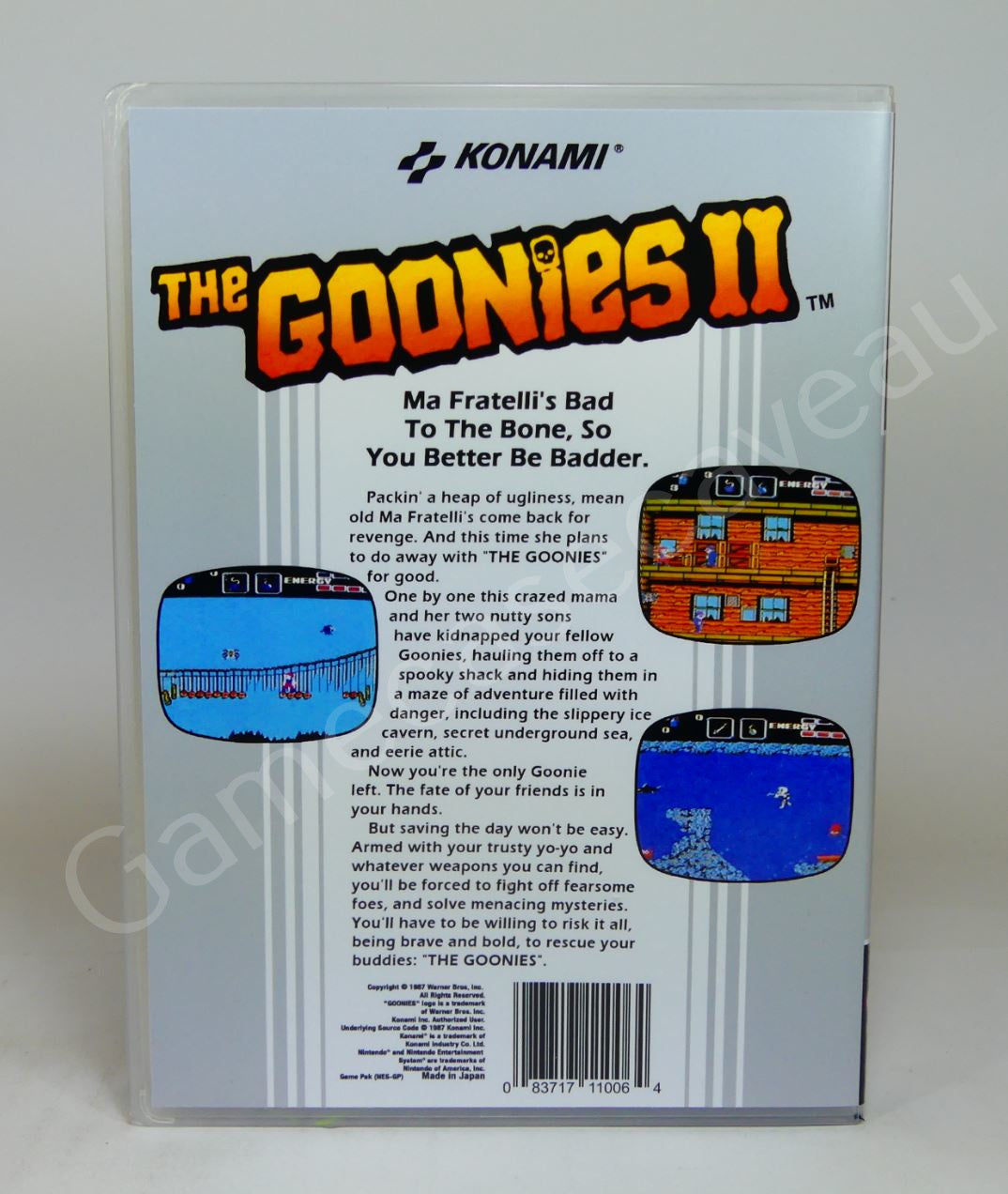 The Goonies II - NES Replacement Case