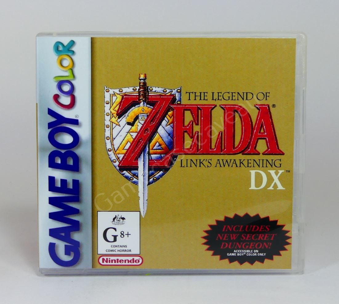 The Legend of Zelda Link's Awakening DX - GBC Replacement Case