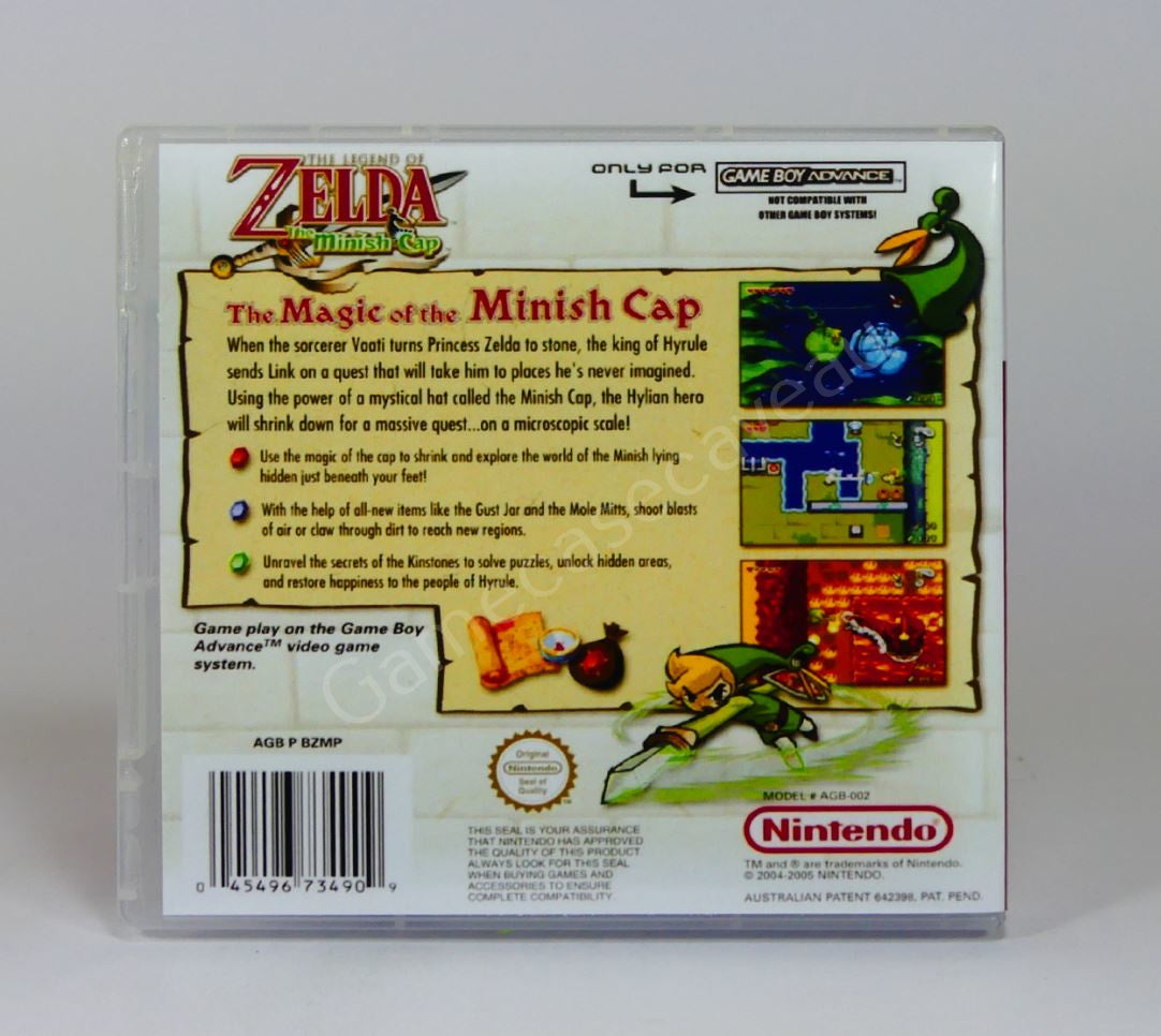 The Legend of Zelda Minish Cap - GBA Replacement Case