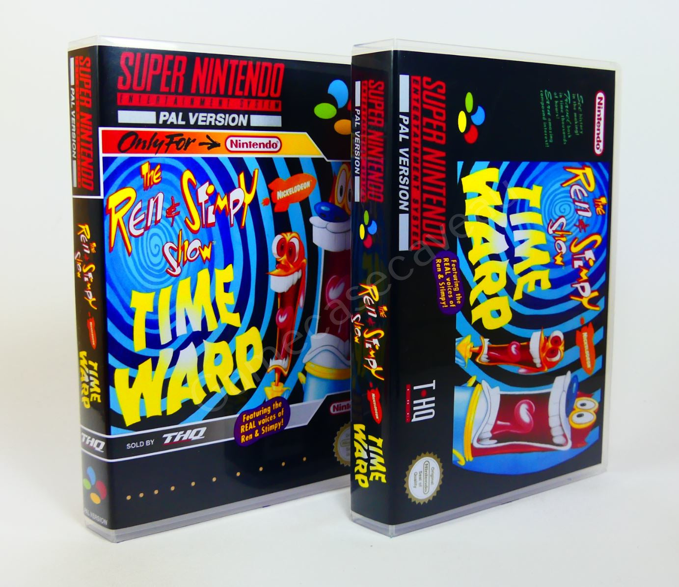 The Ren & Stimpy Show Time Warp - SNES Replacement Case