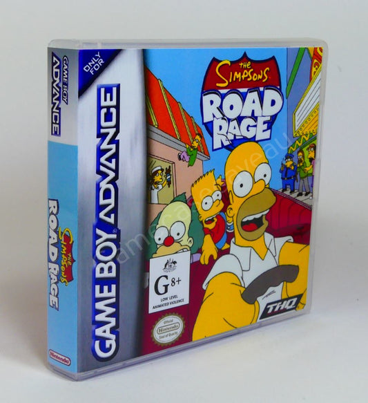 The Simpsons Road Rage - GBA Replacement Case