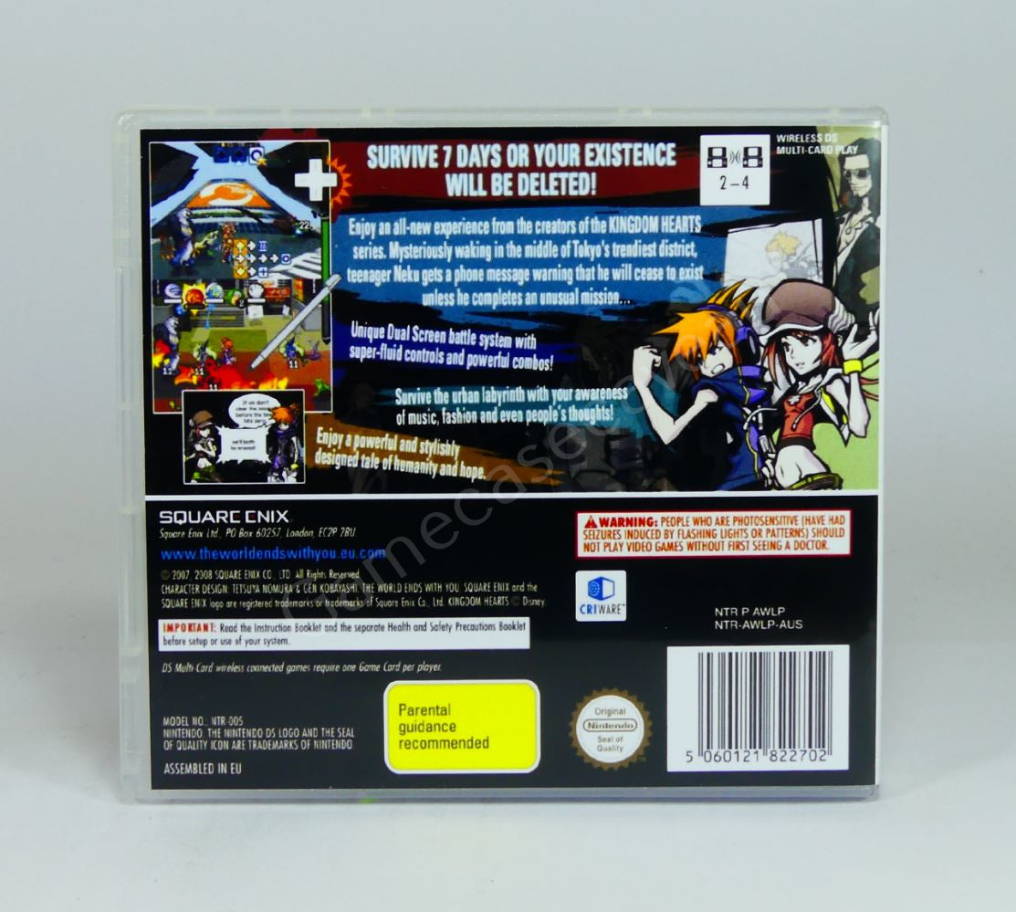 The World Ends With You - DS Replacement Case
