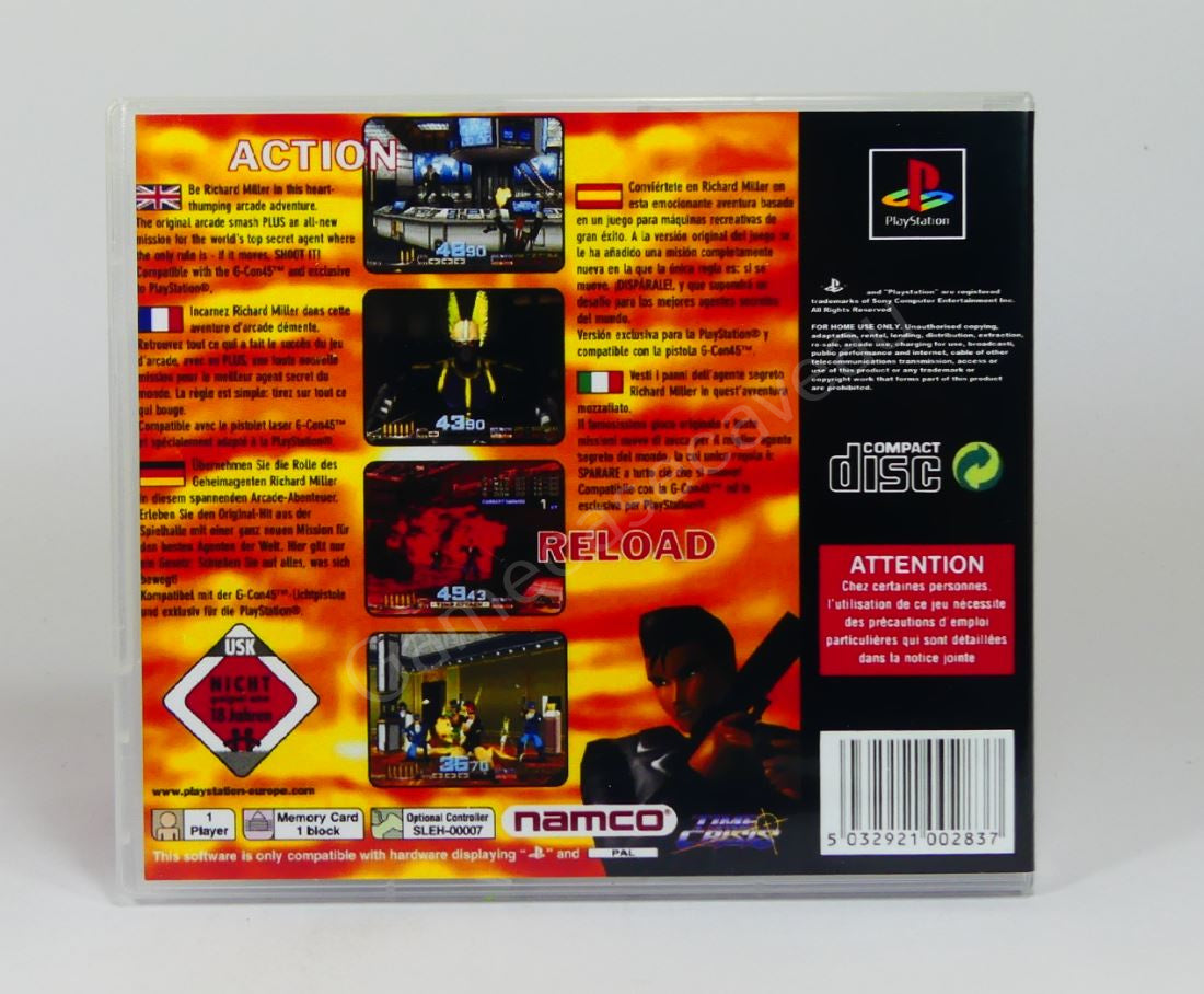Time Crisis - PS1 Replacement Case