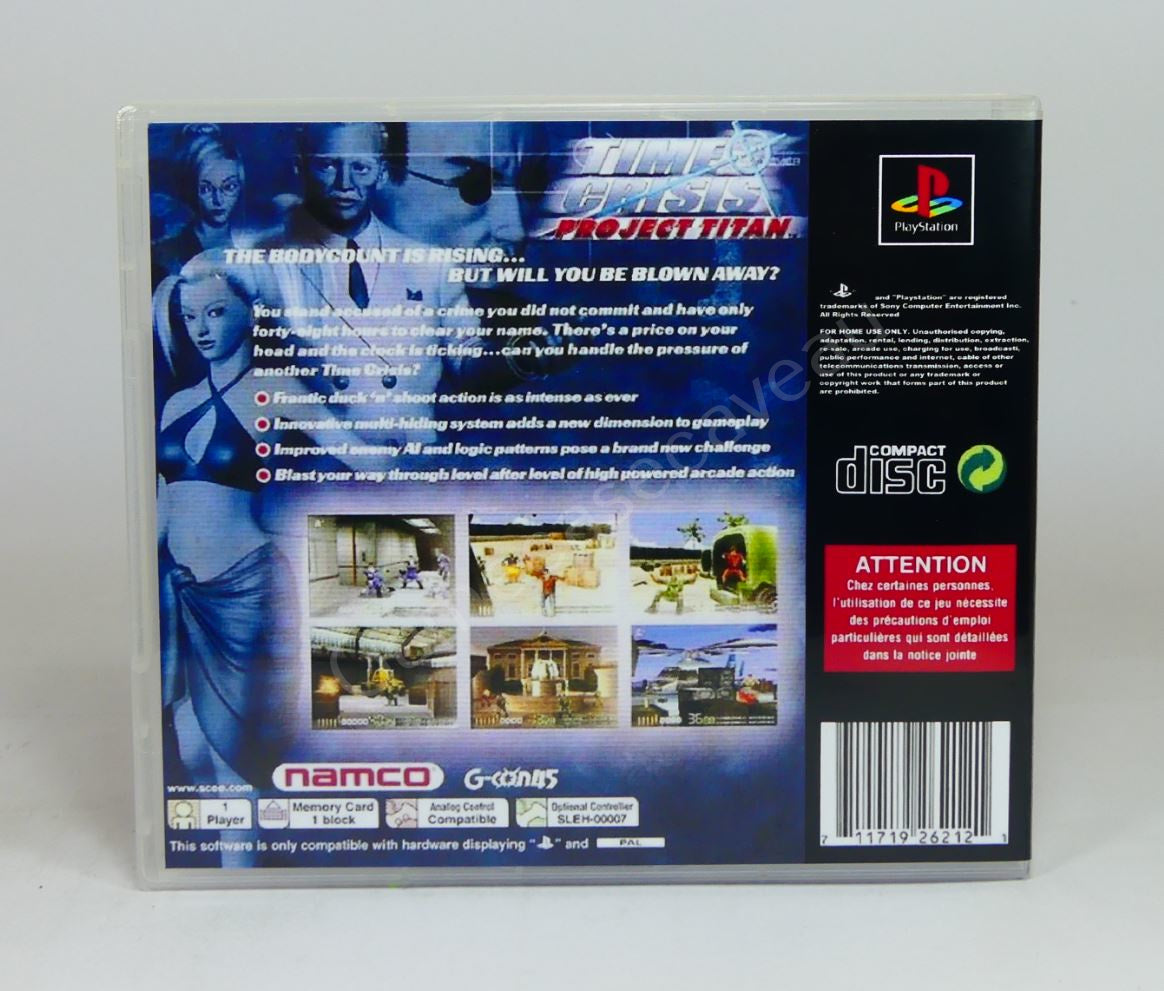Time Crisis Project Titan - PS1 Replacement Case