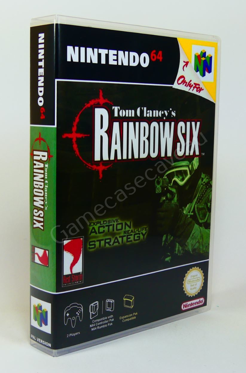Tom Clancy's Rainbow Six - N64 Replacement Case