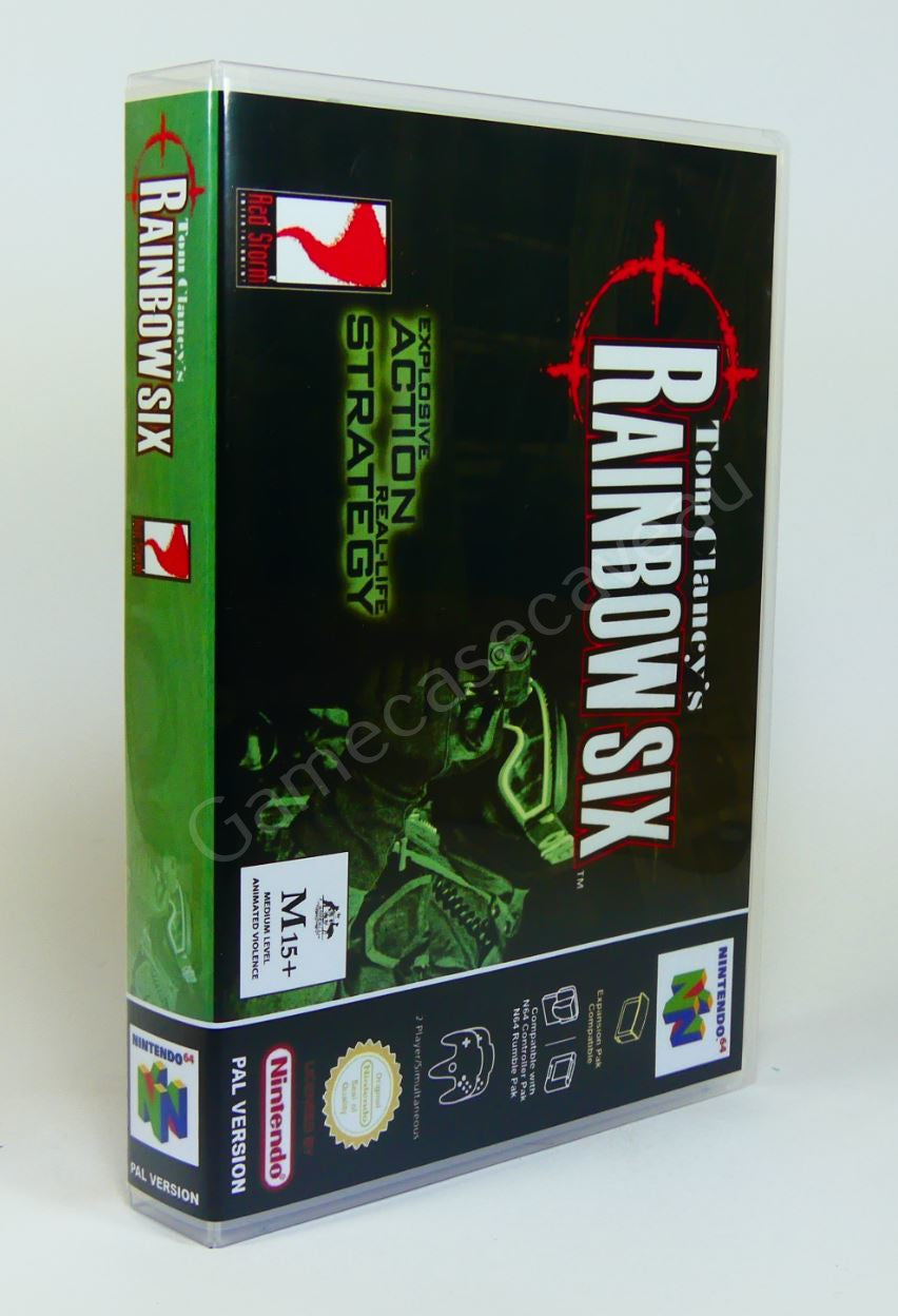 Tom Clancy's Rainbow Six - N64 Replacement Case