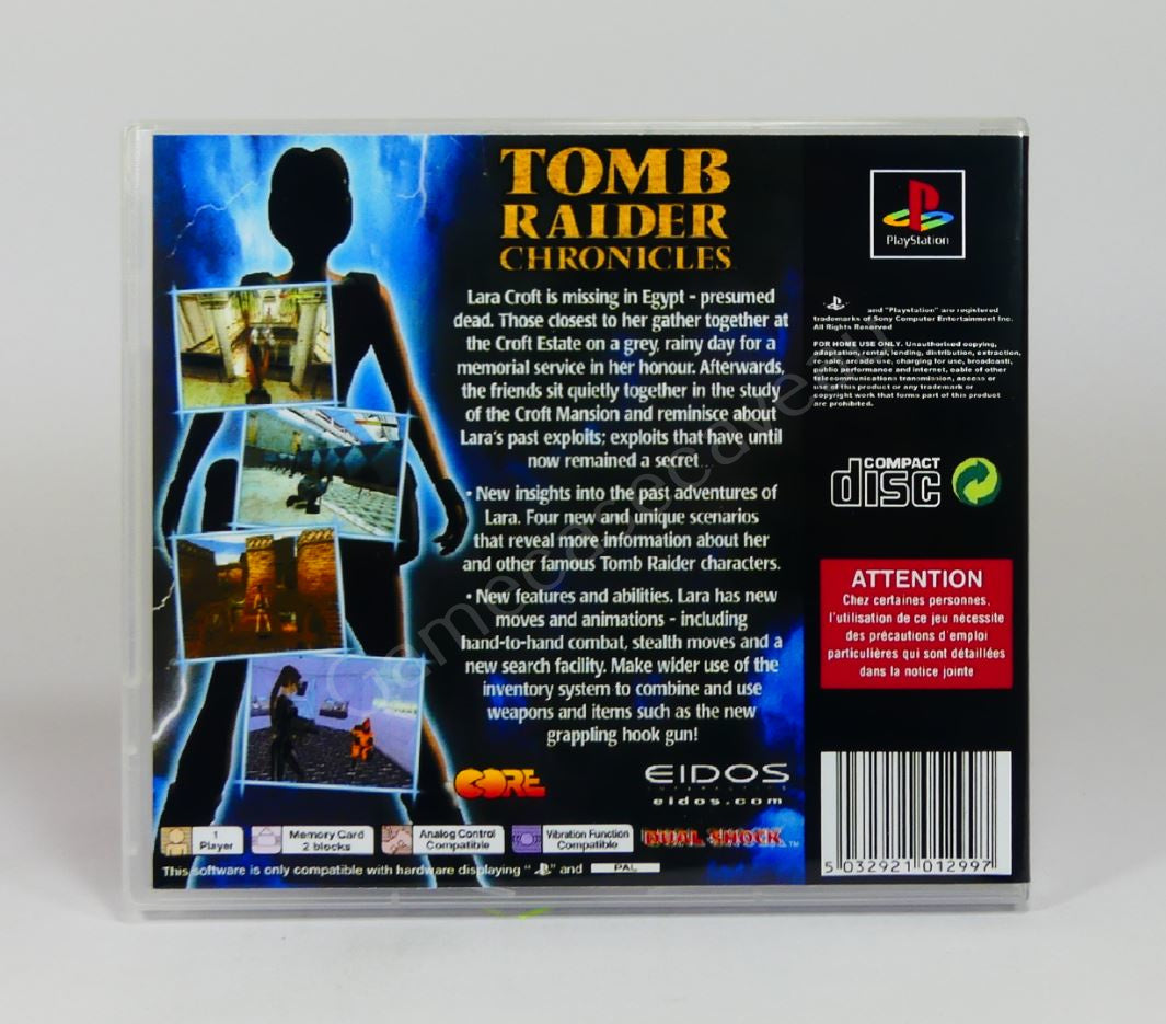 Tomb Raider V Chronicles - PS1 Replacement Case