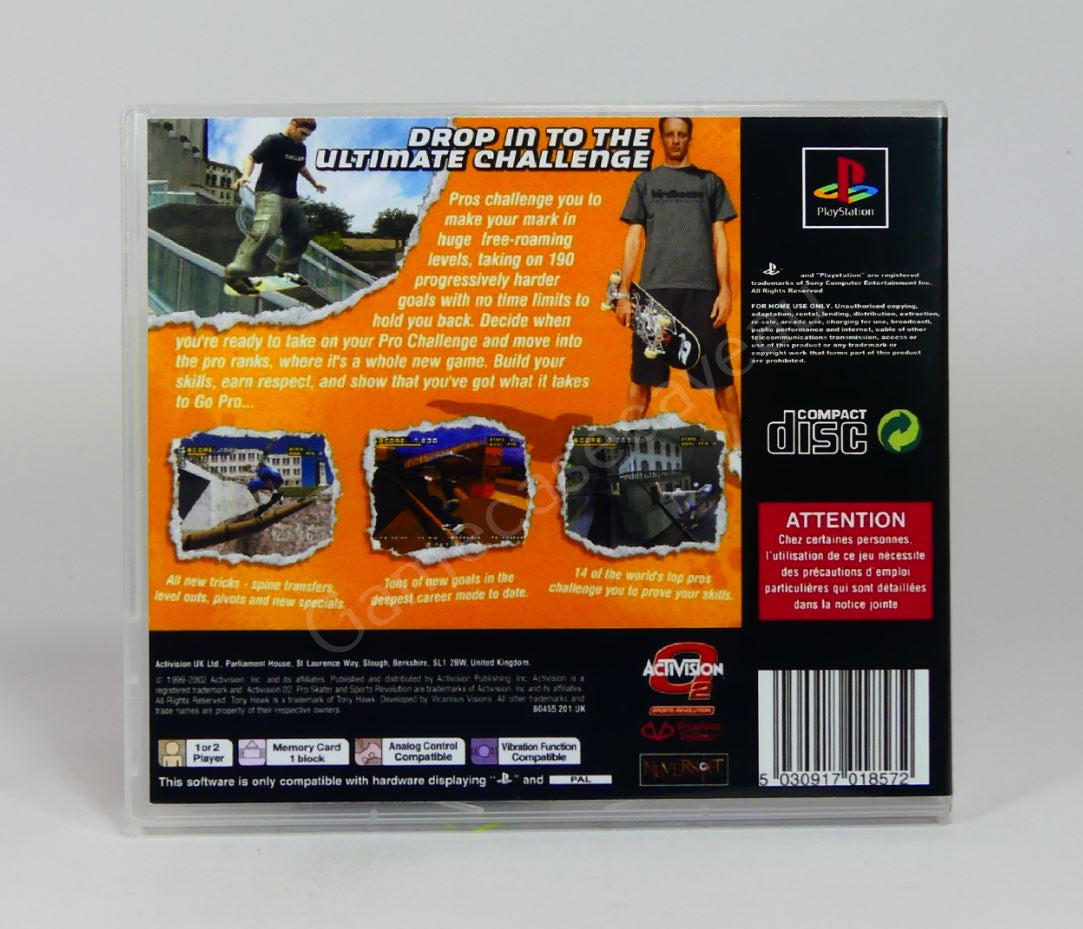 Tony Hawk's Pro Skater 4 - PS1 Replacement Case