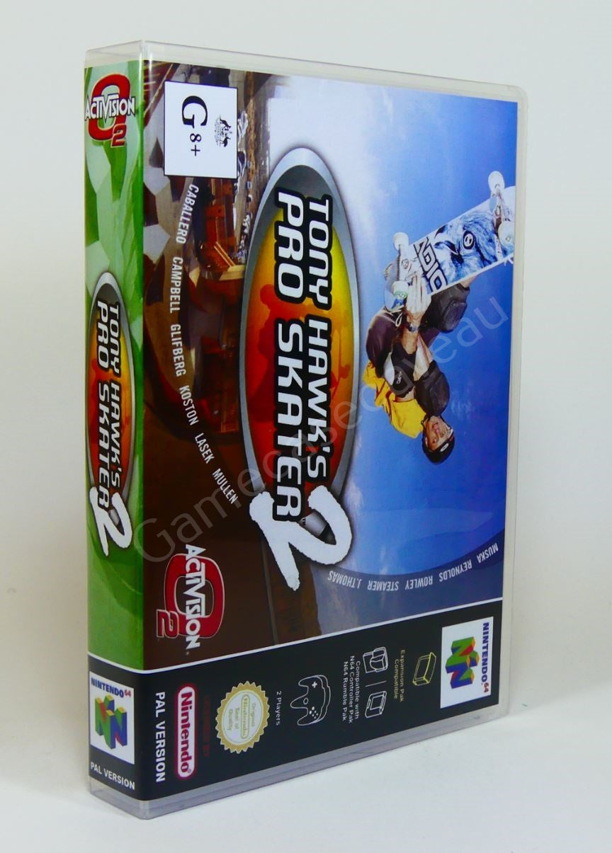 Tony Hawk's Pro Skater 2 - N64 Replacement Case
