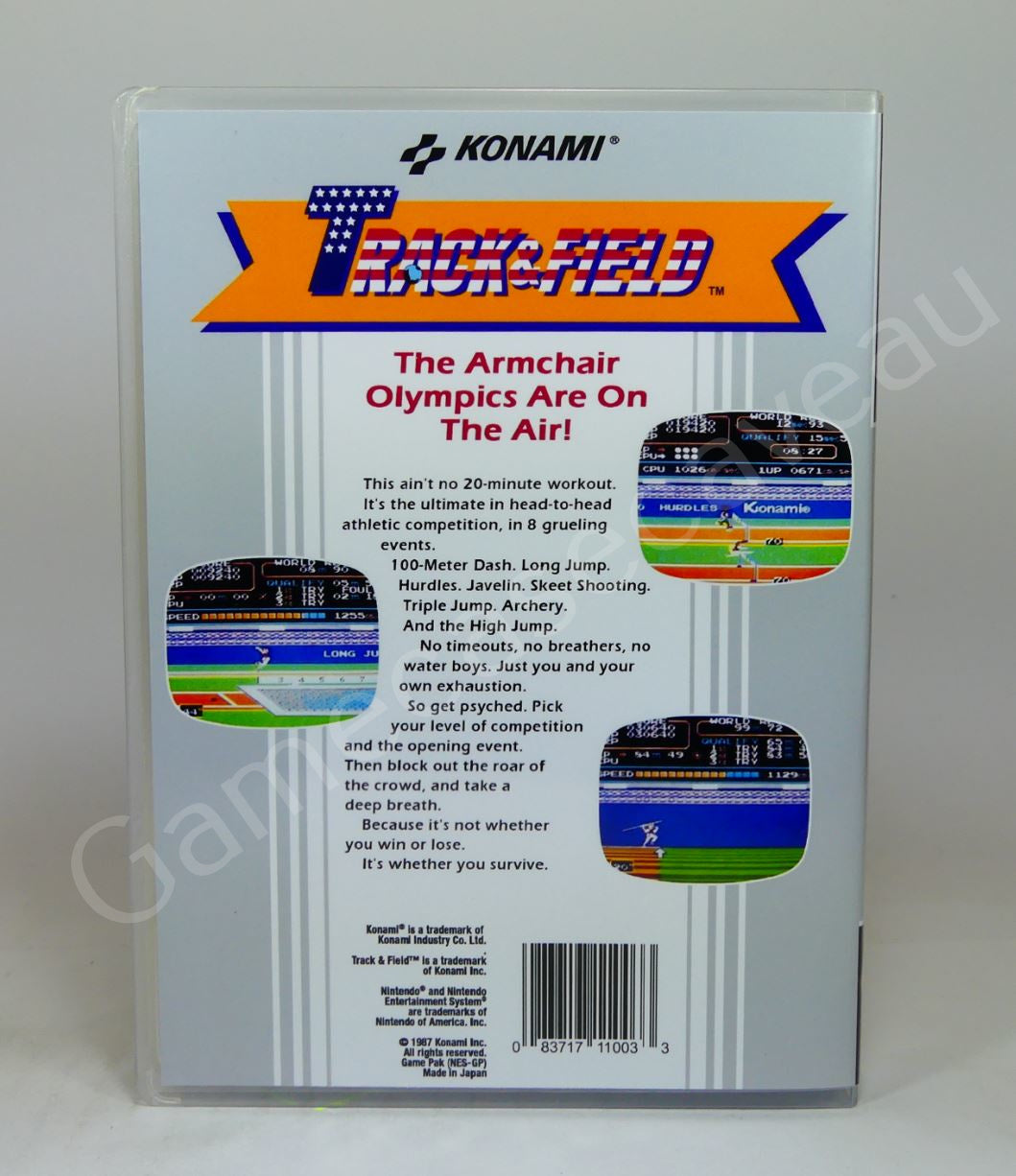 Track & Field - NES Replacement Case