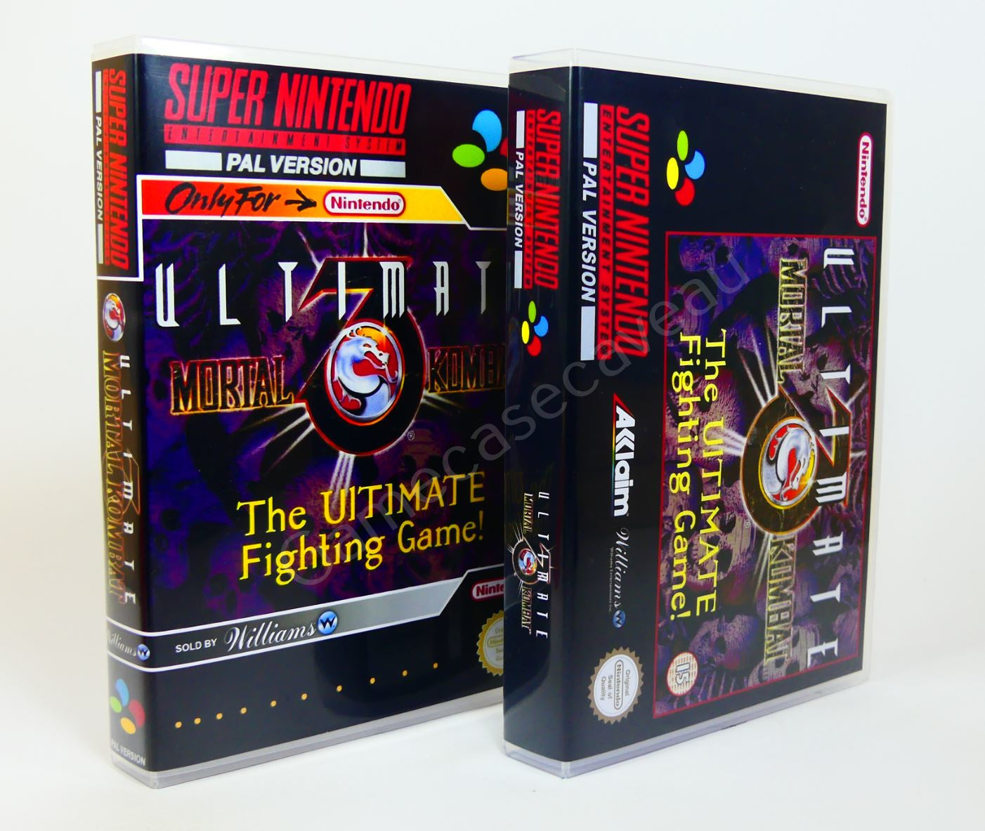 Ultimate Mortal Kombat 3 - SNES Replacement Case