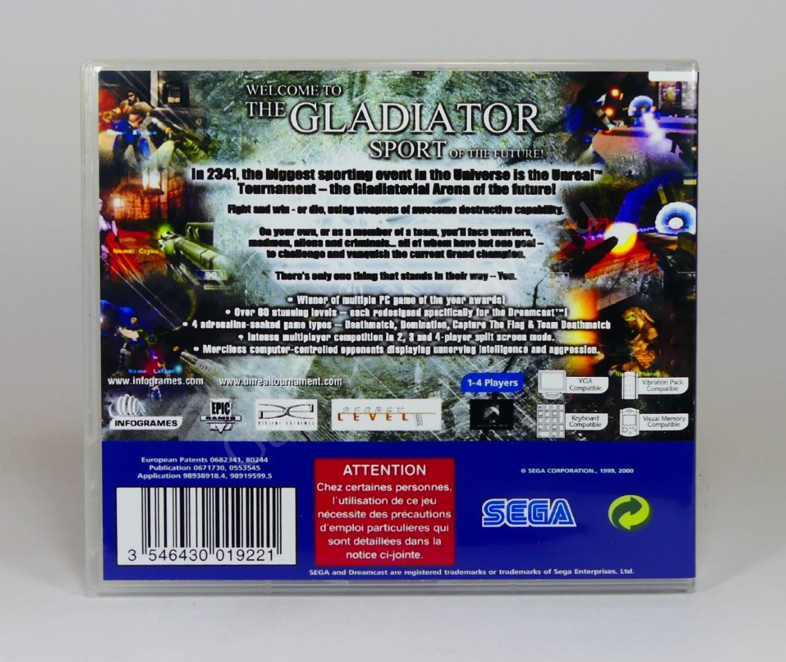 Unreal Tournament - DC Replacement Case