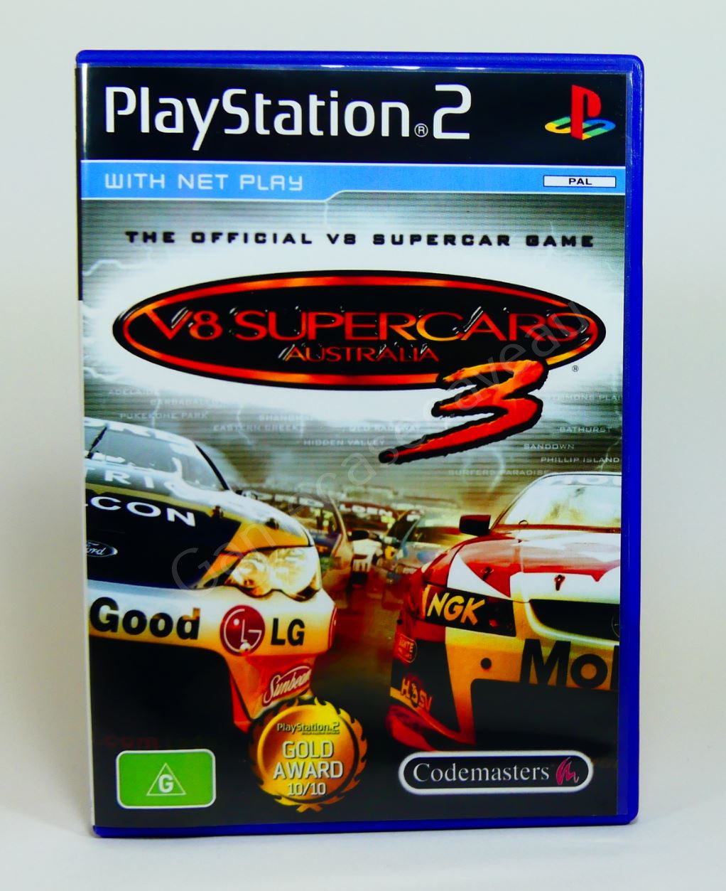 V8 Supercars 3 - PS2 Replacement Case