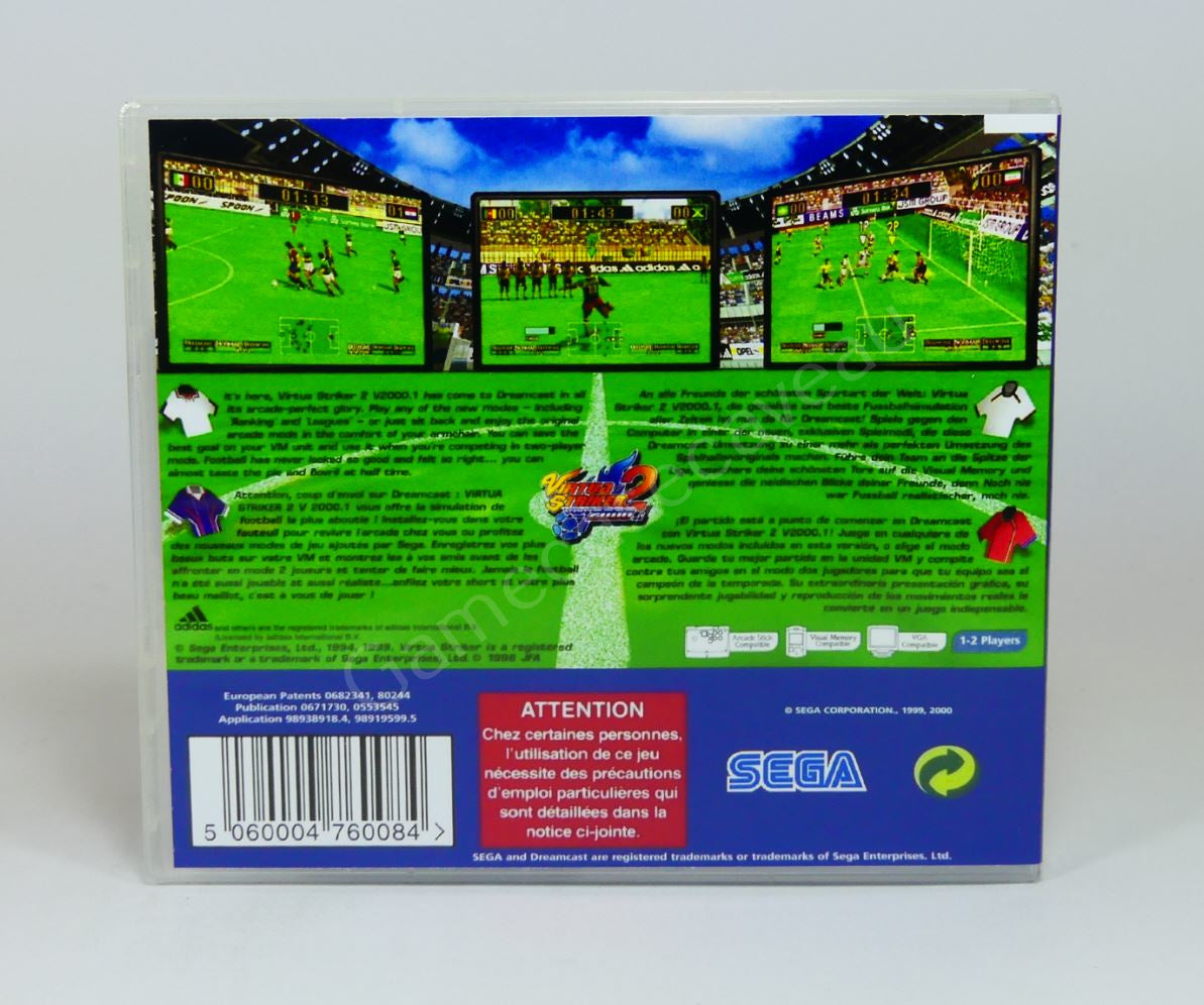 Virtua Striker 2 ver 2000.1 - DC Replacement Case