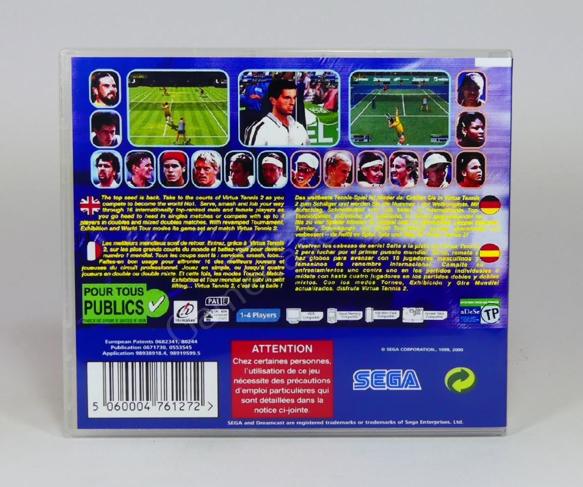 Virtua Tennis 2 - DC Replacement Case