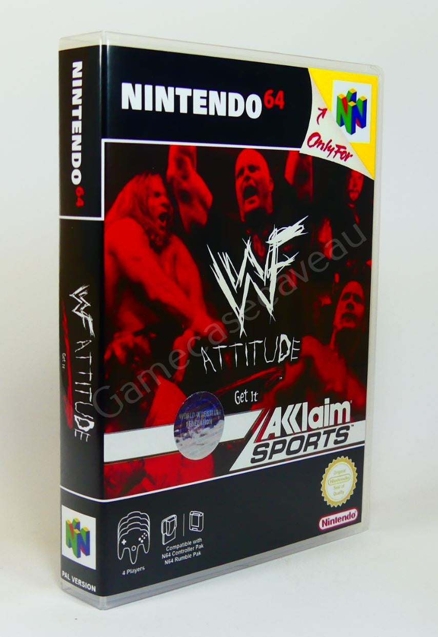 WWF Attitude - N64 Replacement Case