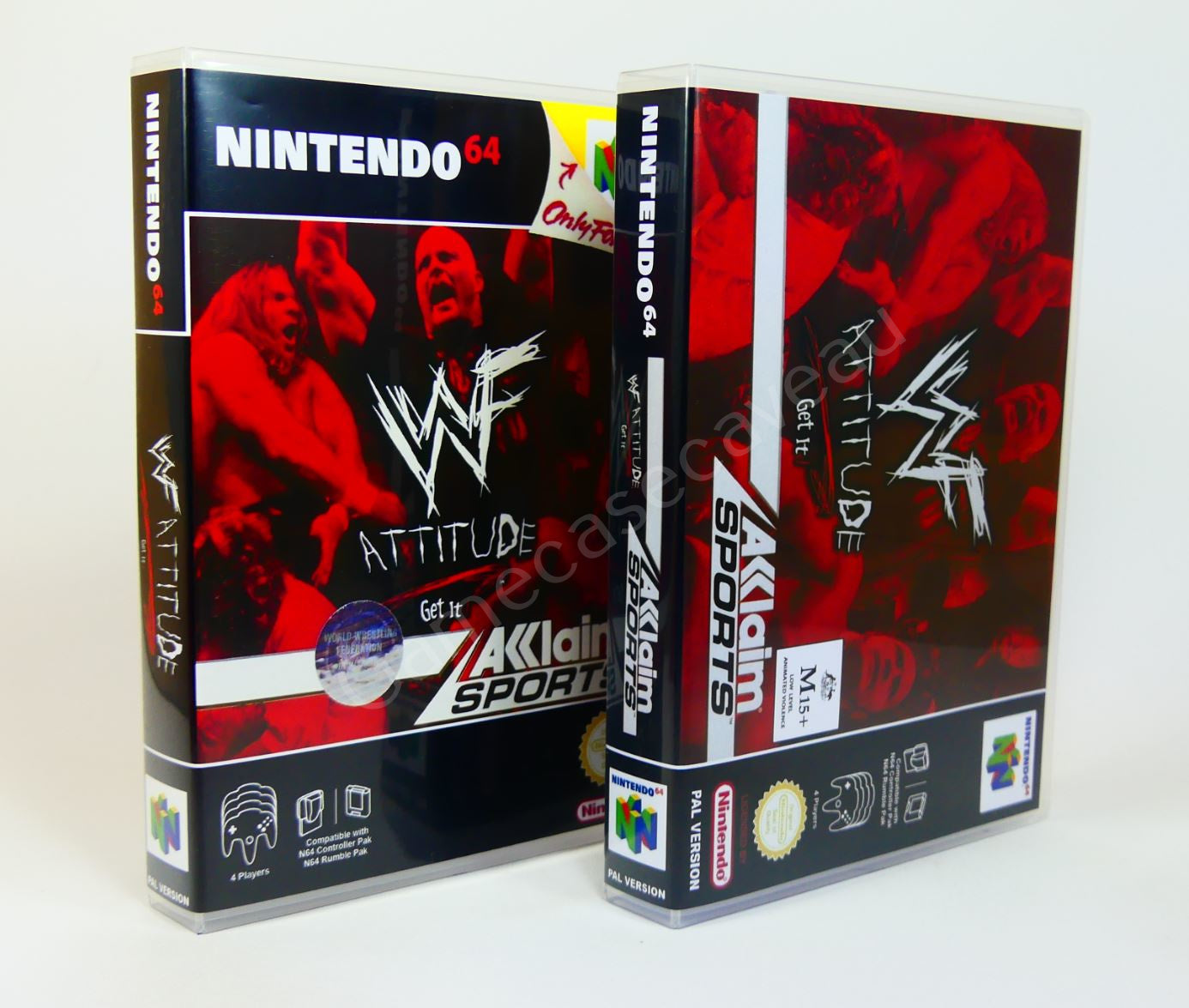 WWF Attitude - N64 Replacement Case