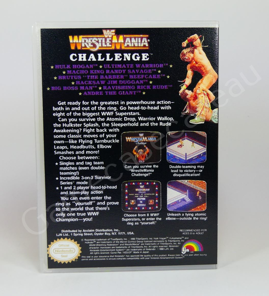 WWF Wrestlemania Challenge - NES Replacement Case
