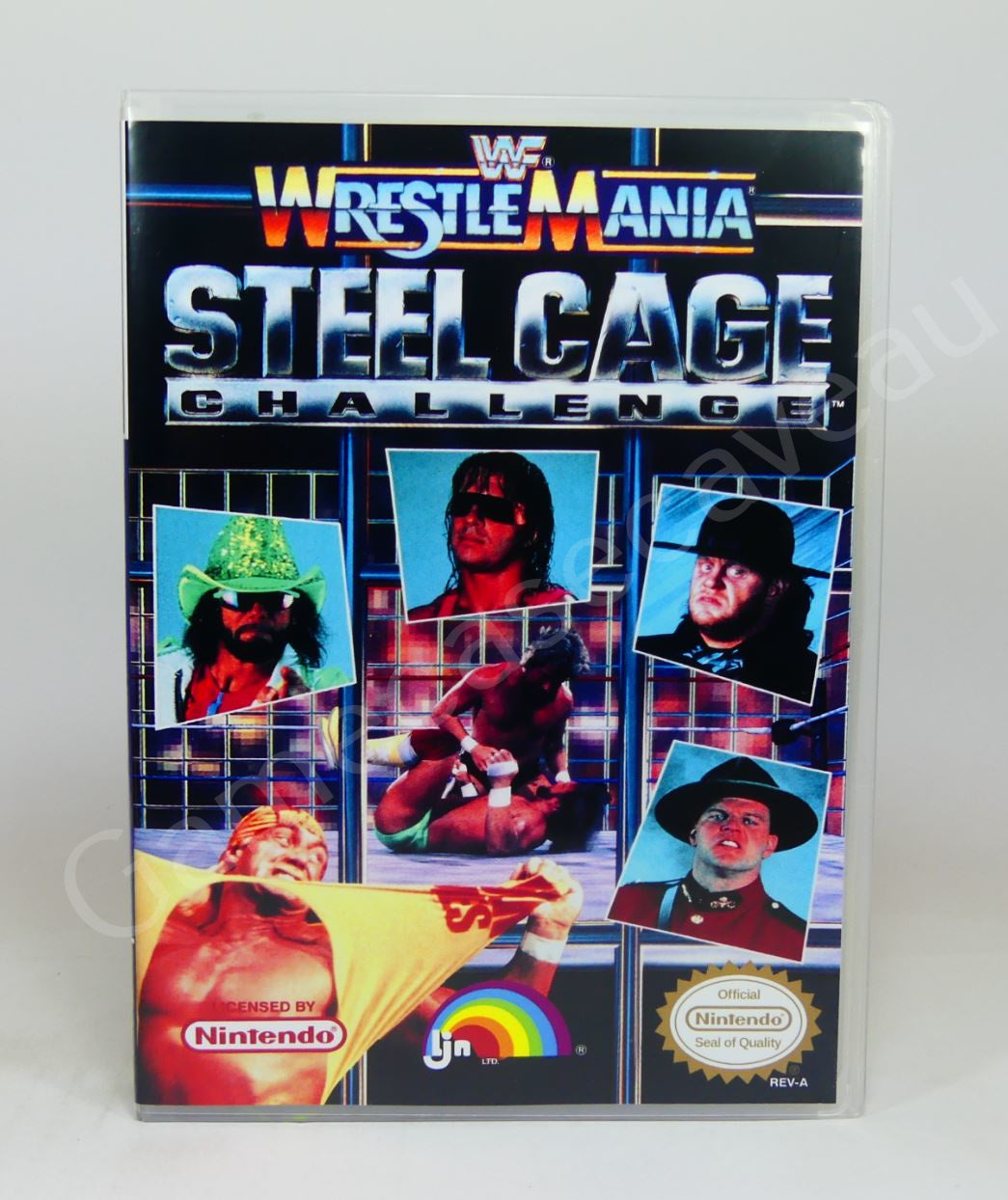 WWF Wrestlemania Steel Cage Challenge - NES Replacement Case