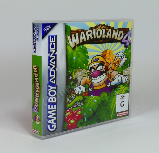 Wario Land 4 - GBA Replacement Case