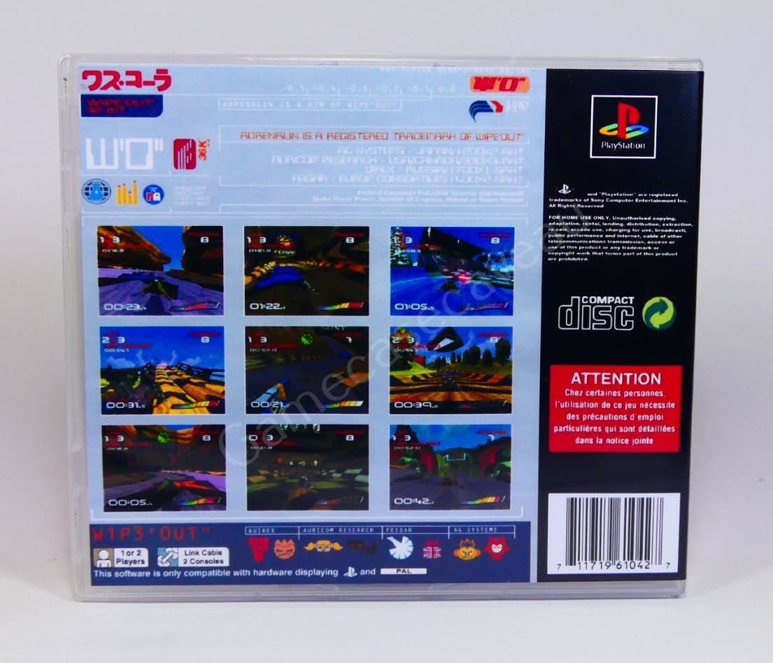 Wipeout - PS1 Replacement Case