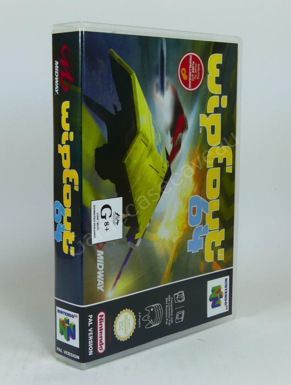 Wipeout 64 - N64 Replacement Case