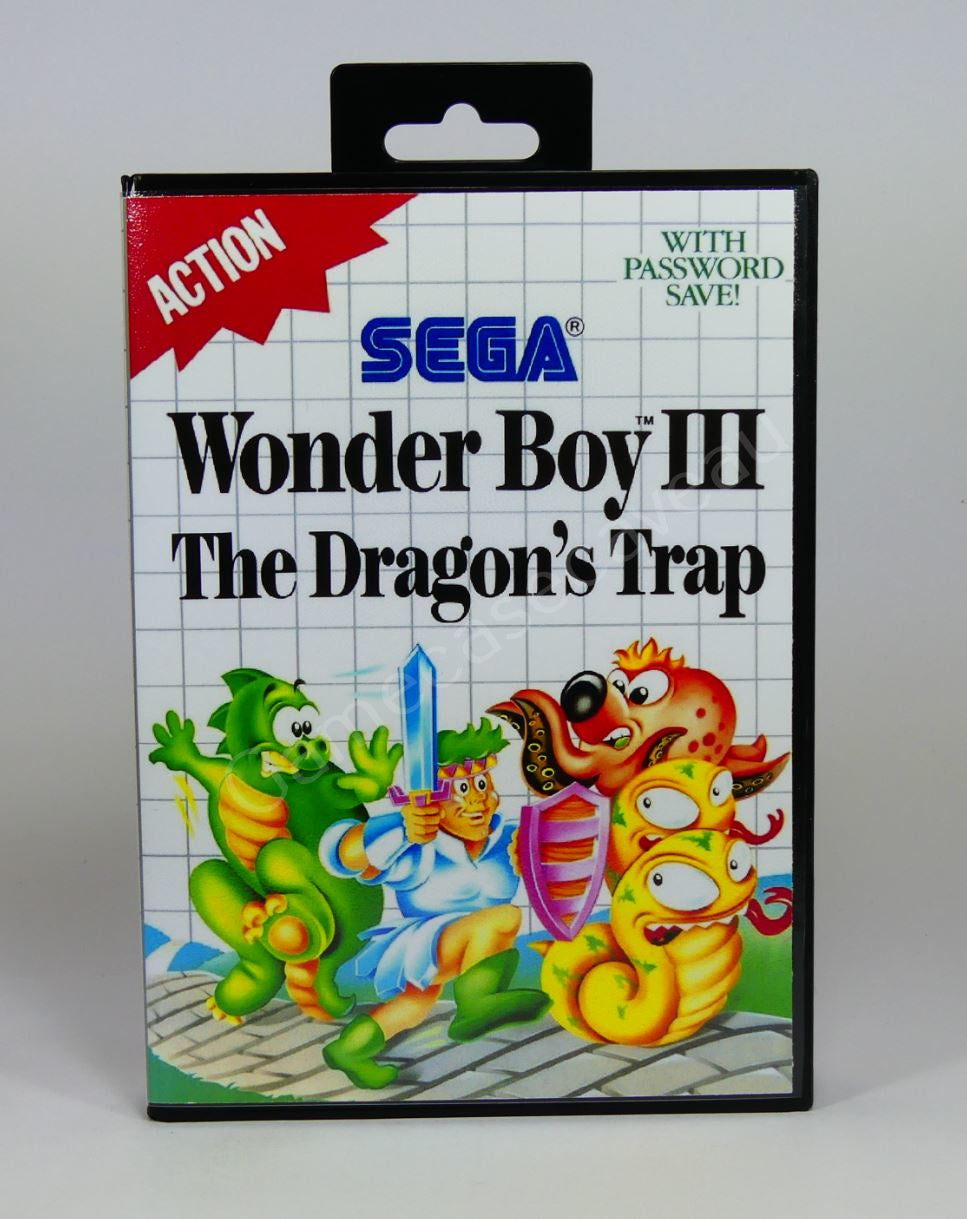 Wonder Boy III The Dragons Trap - SMS Replacement Case
