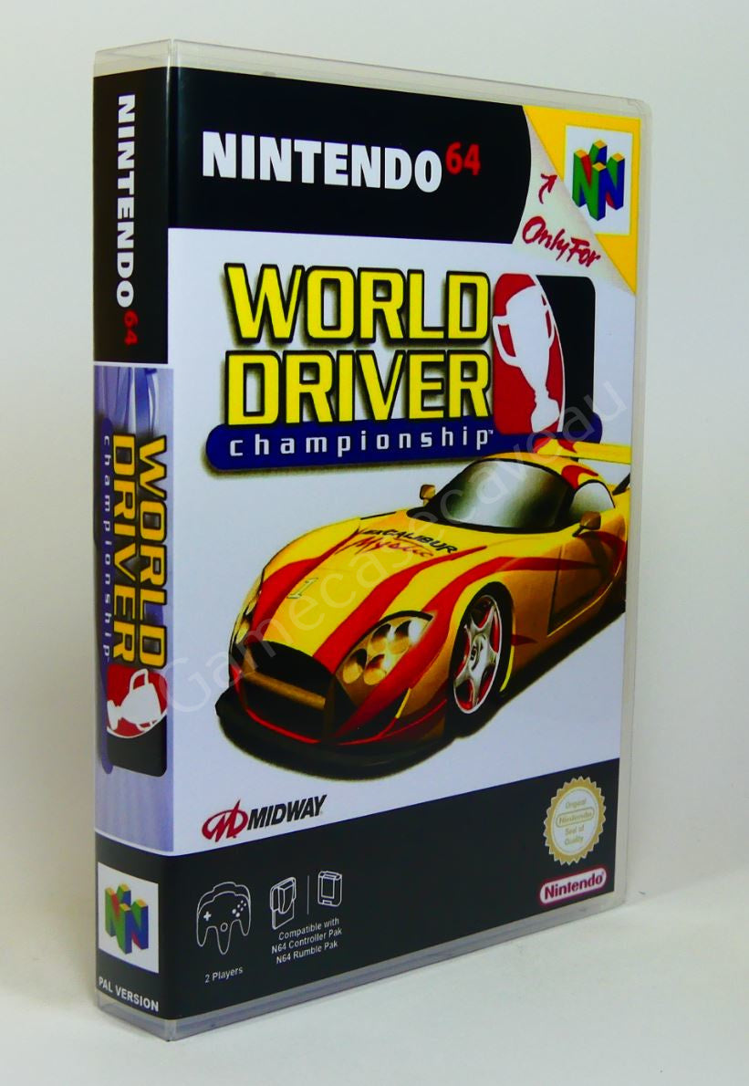 World Driver Championship - N64 Replacement Case