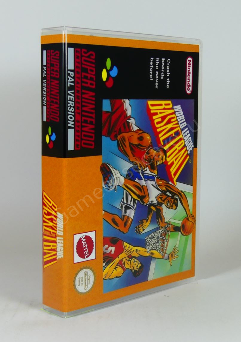World League Basketball - SNES Replacement Case