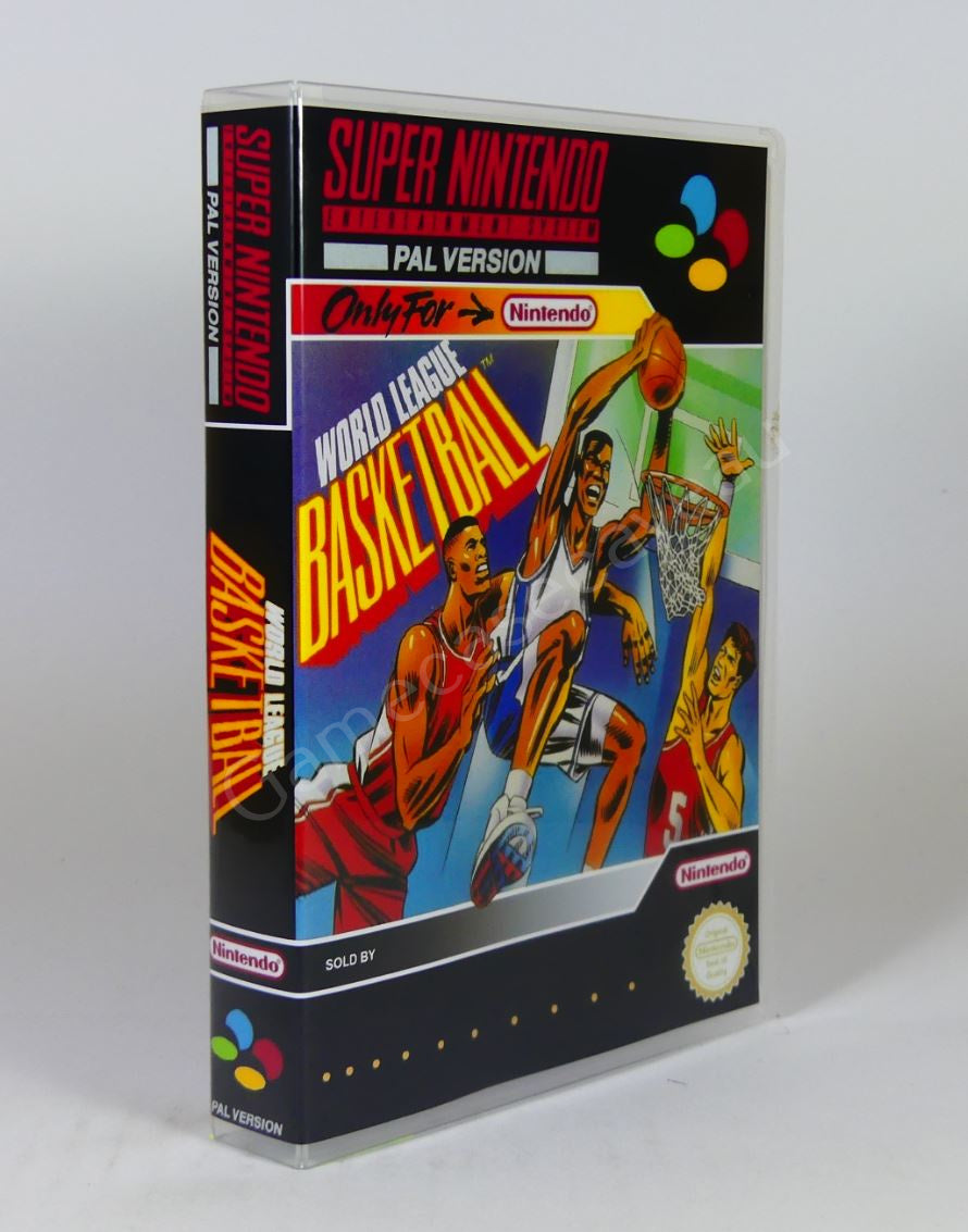 World League Basketball - SNES Replacement Case