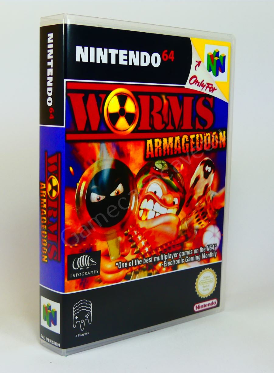 Worms Armageddon - N64 Replacement Case