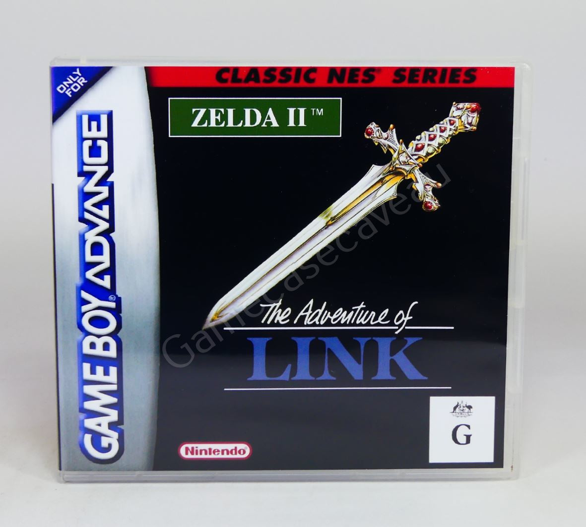 Zelda II Adventures of Link Classic - GBA Replacement Case