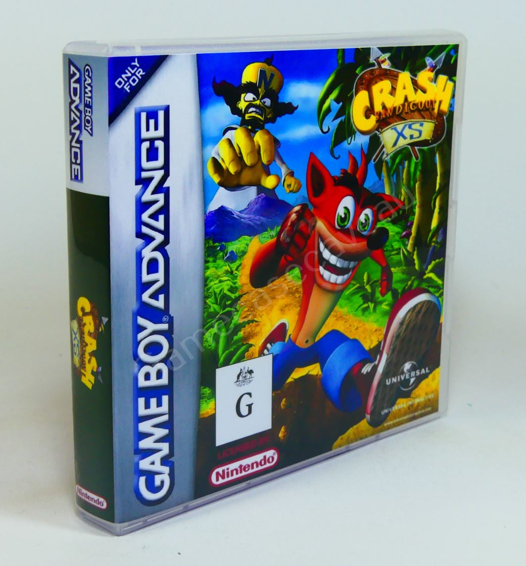 Crash Bandicoot XS - GBA Replacement Case