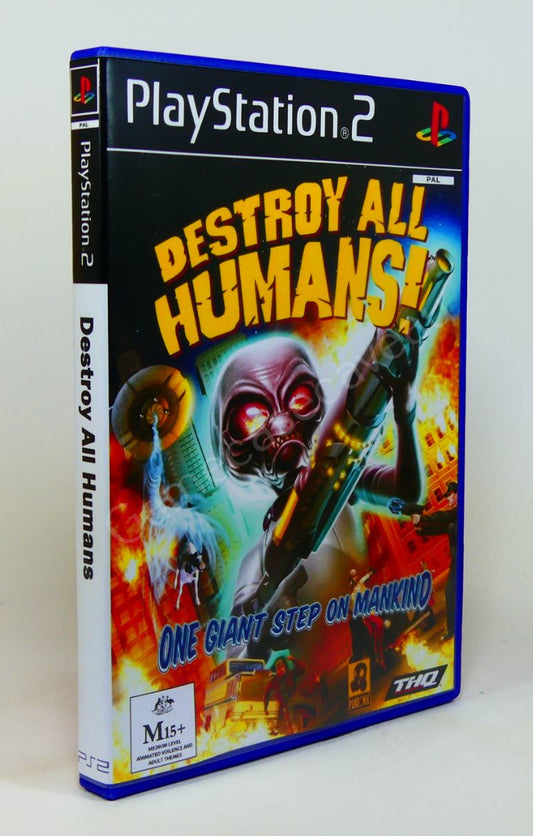 Destroy All Humans - PS2 Replacement Case