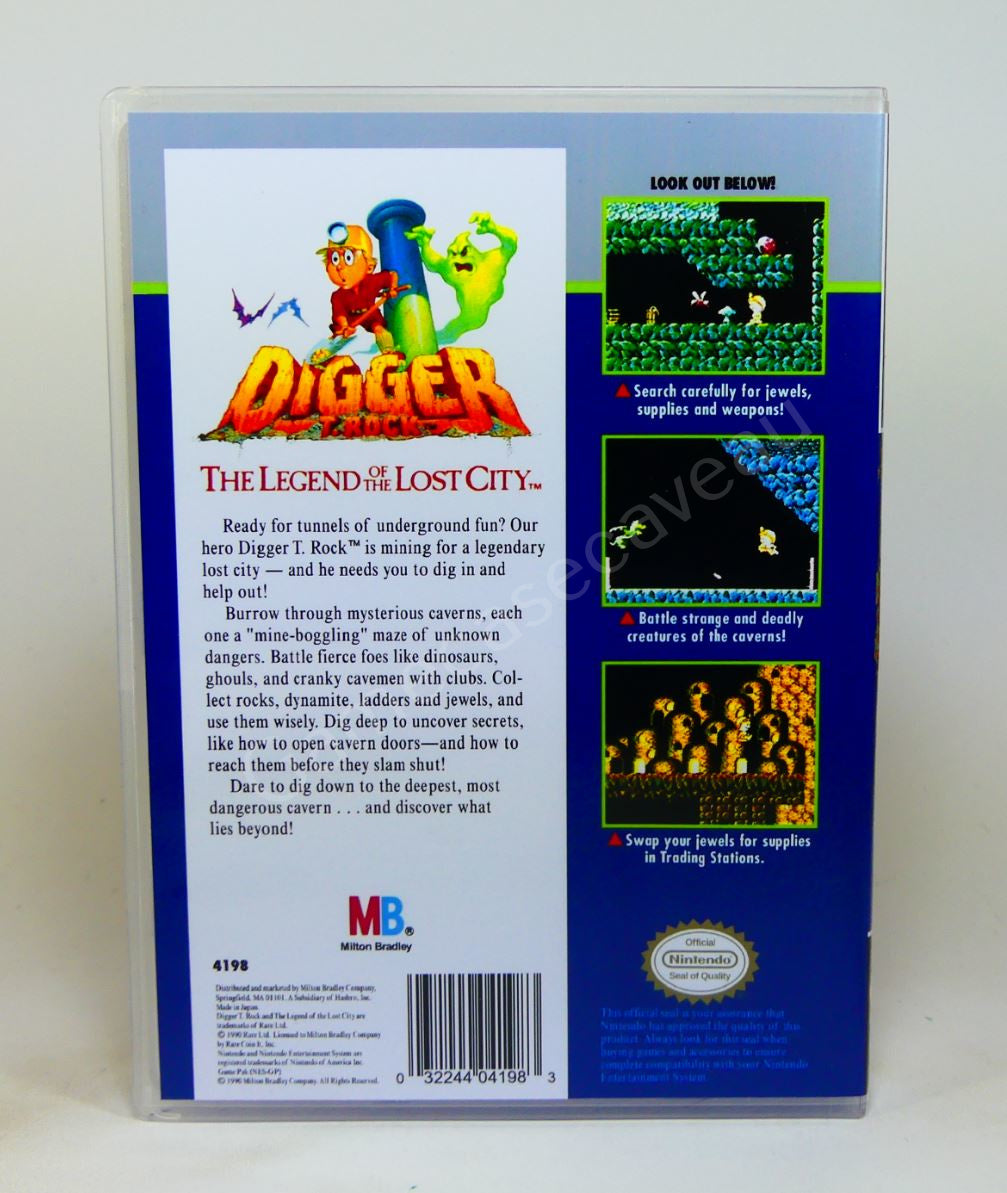 Digger T Rock The Legend of the Lost City - NES Replacement Case