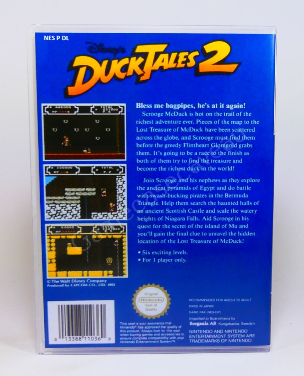 Ducktales 2 - NES Replacement Case