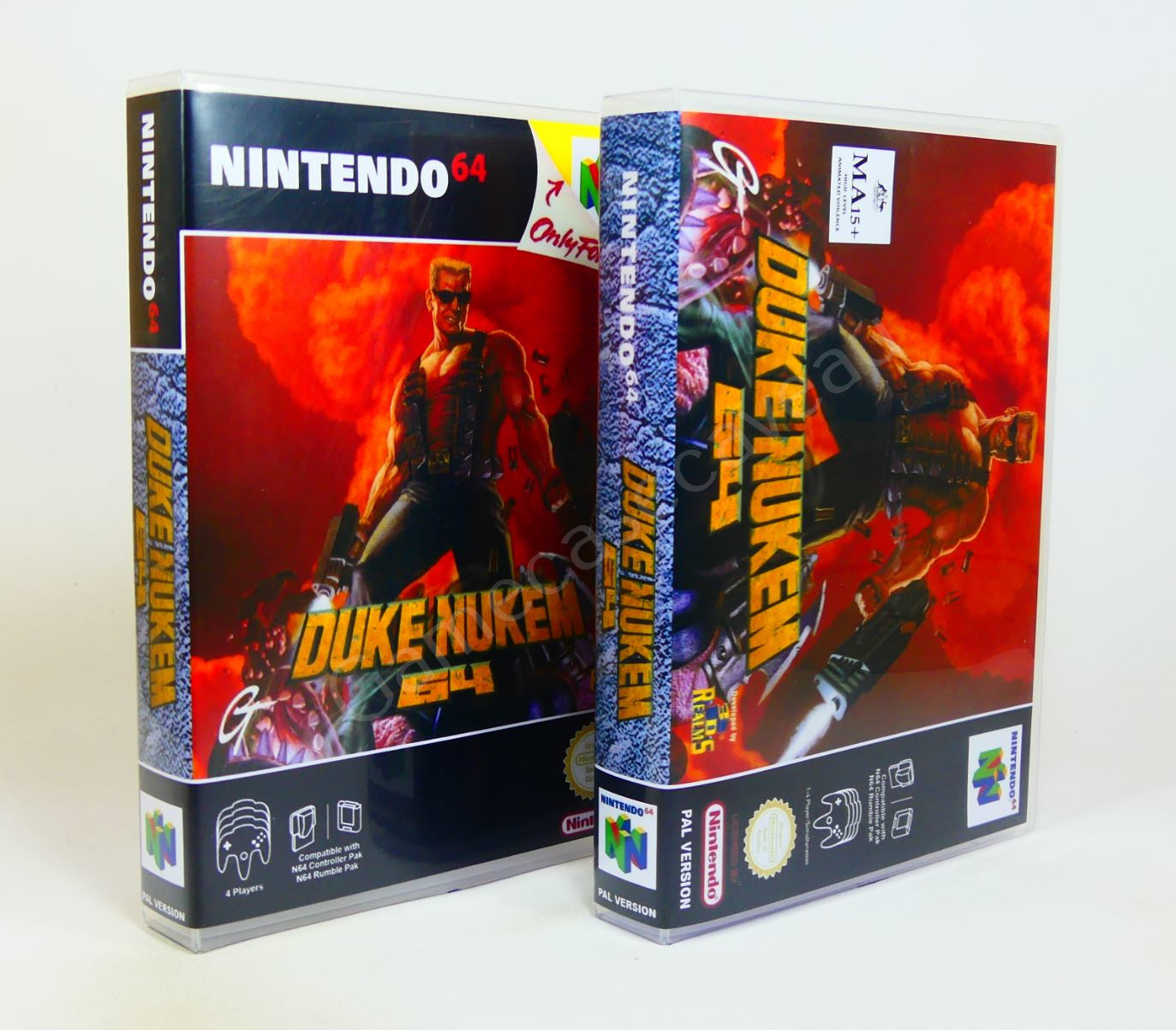 Duke Nukem 64 - N64 Replacement Case