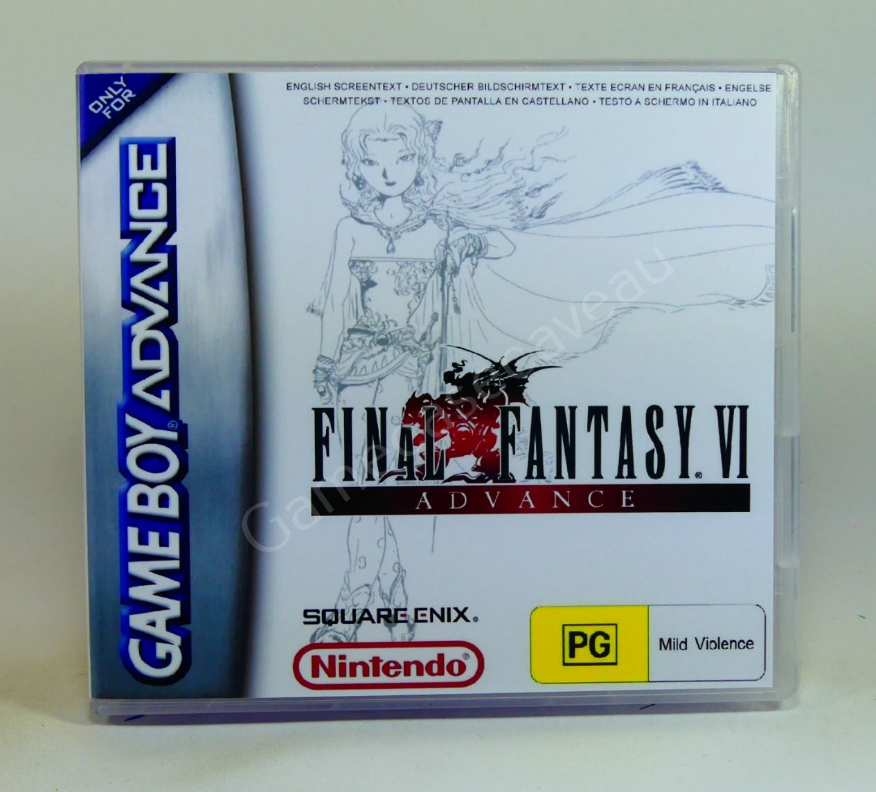 Final Fantasy VI Advance - GBA Replacement Case
