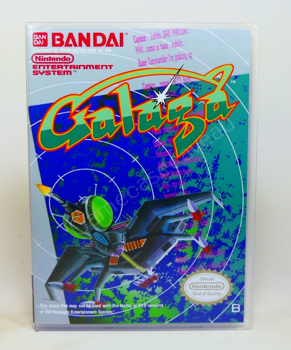 Galaga - NES Replacement Case