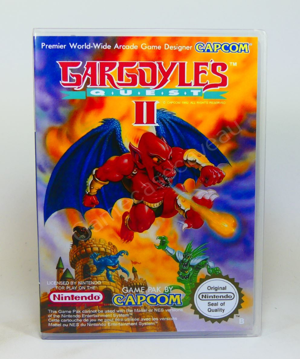 Gargoyles Quest II - NES Replacement Case