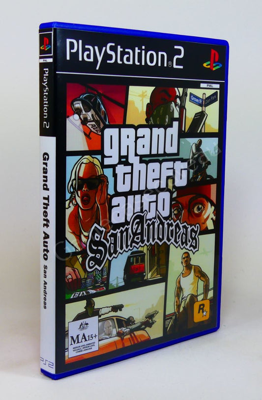 GTA Grand Theft Auto San Andreas - PS2 Replacement Case